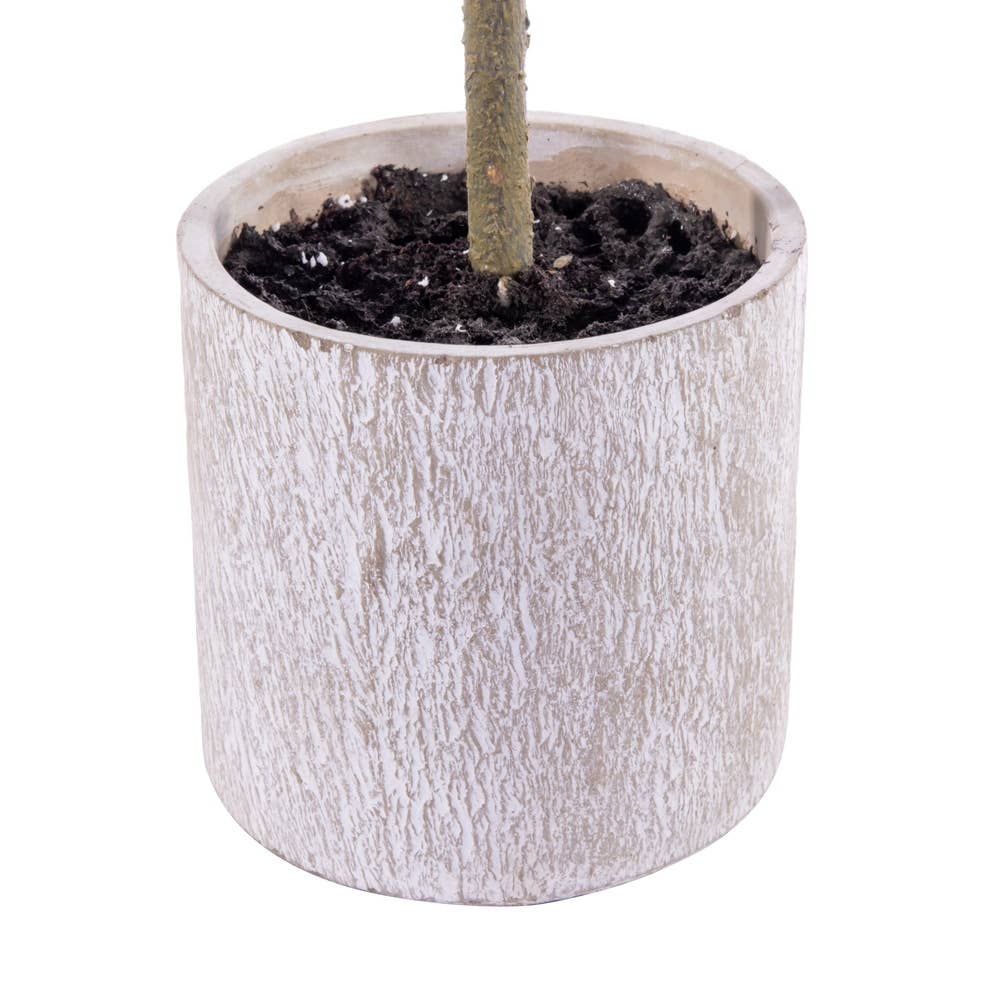 34" Artificial Green Cedar Sapling Potted