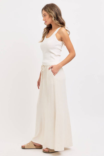 May Linen Maxi Skirt