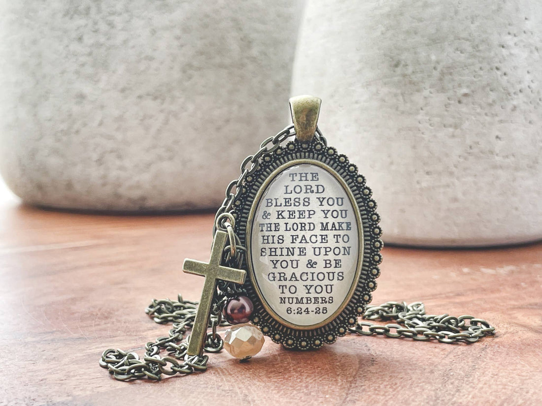 The Lord Bless You and Keep You Blessing Necklace