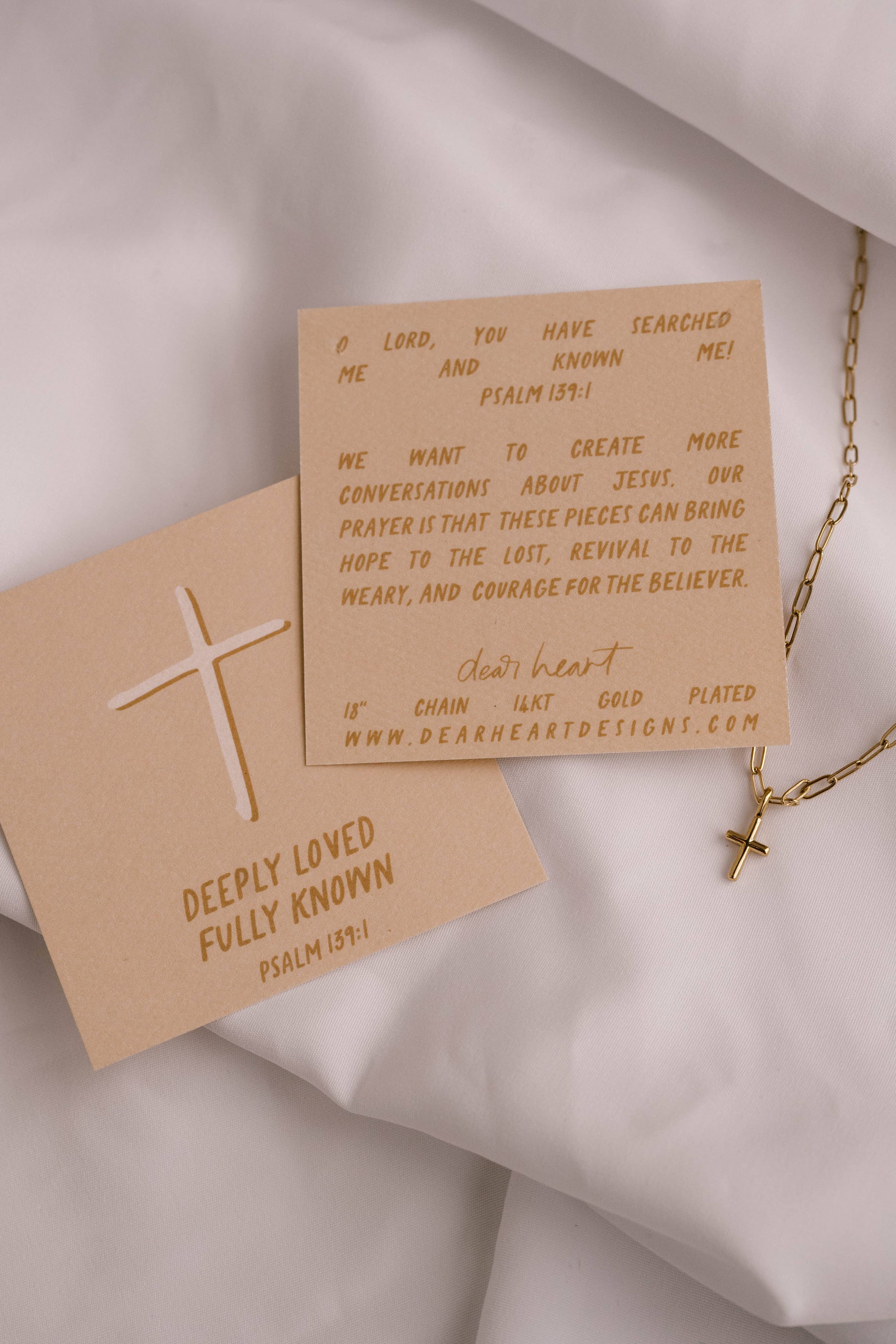 Deeply Loved Fully Known Necklace I Christian Jewelry
