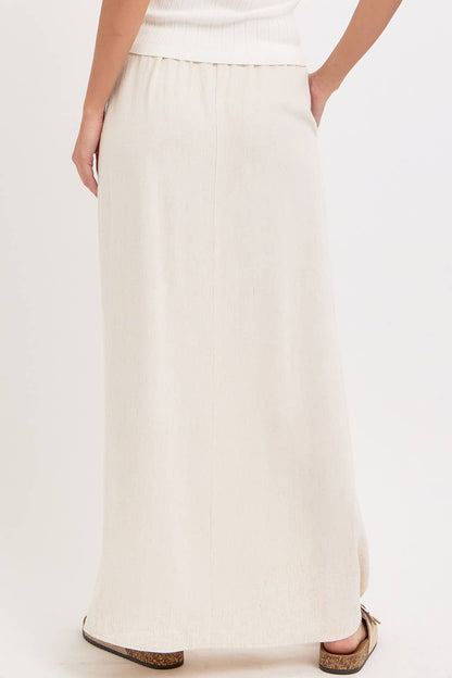 May Linen Maxi Skirt