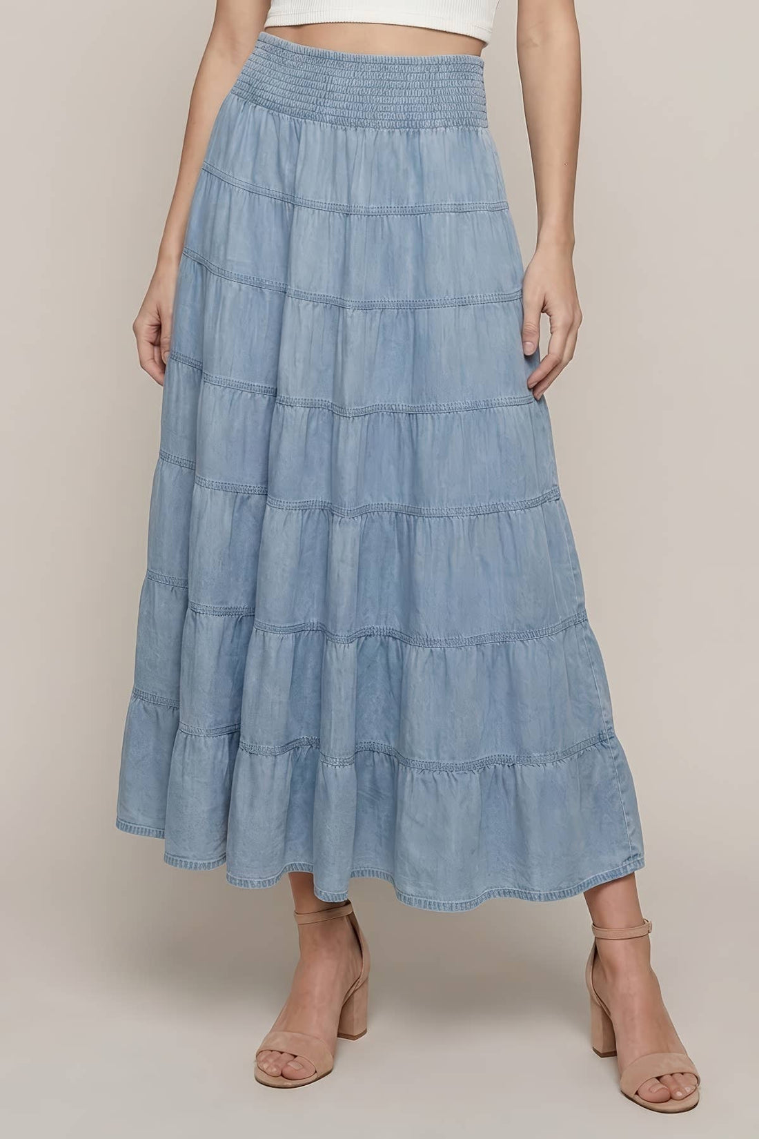 Juliette Tiered Maxi Skirt