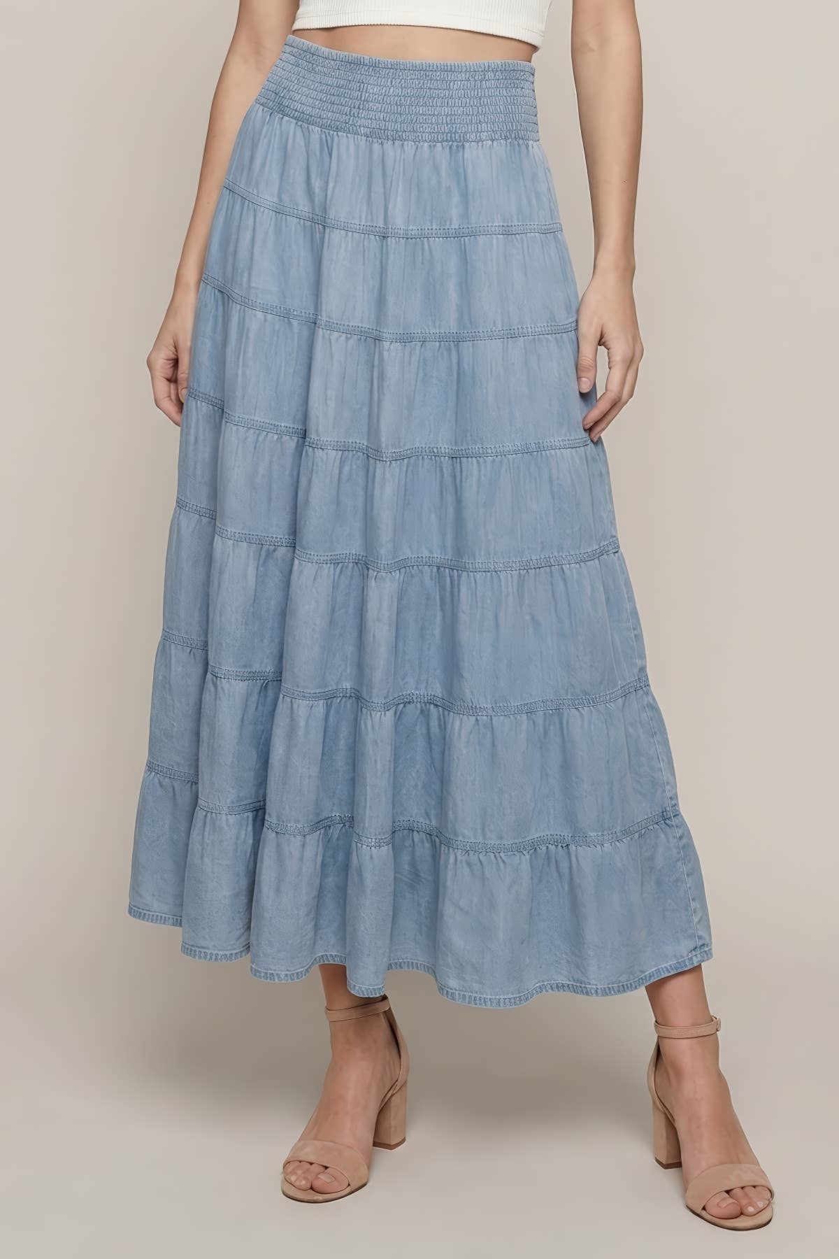 Juliette Tiered Maxi Skirt