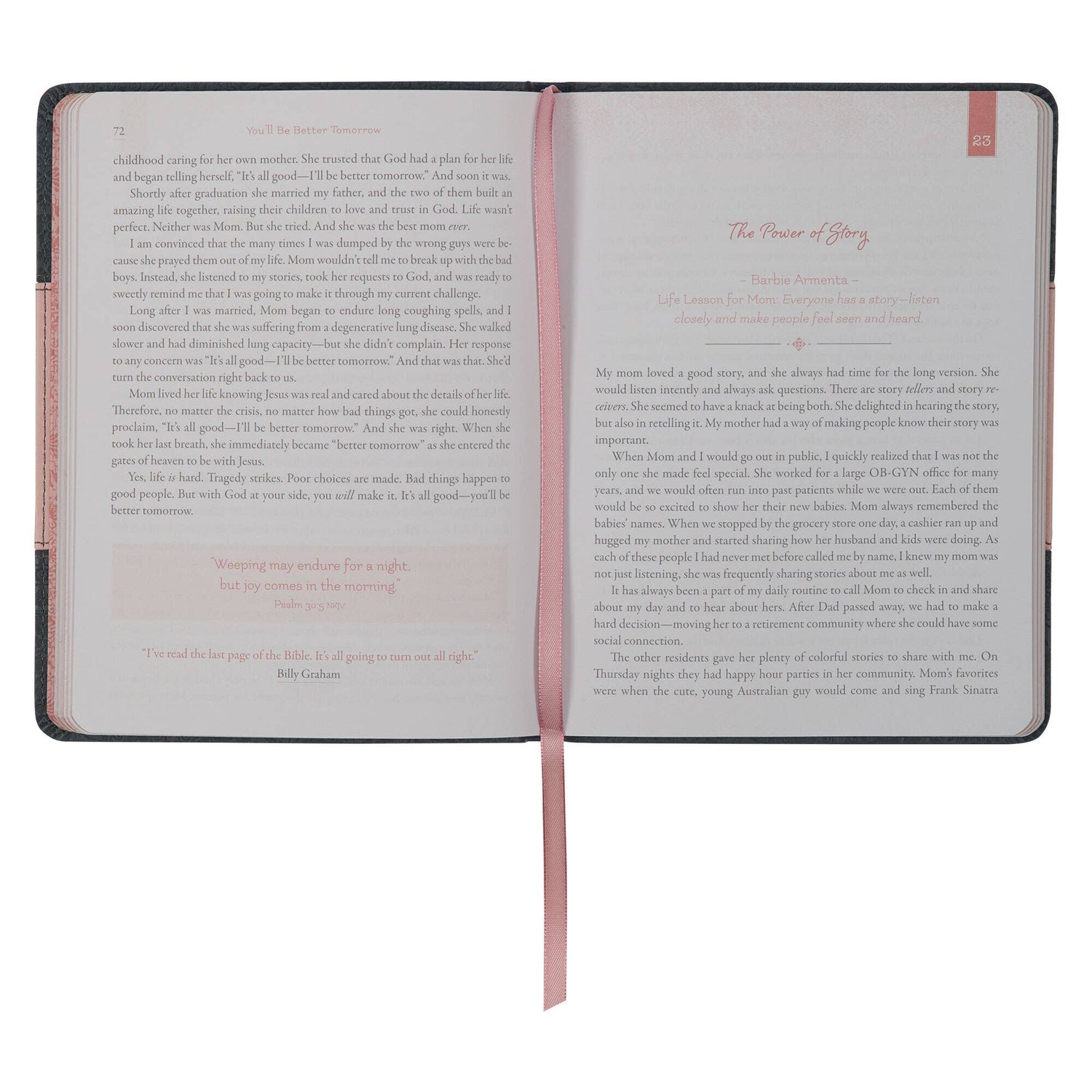 Gift Book Life Lessons for Moms Faux Leather