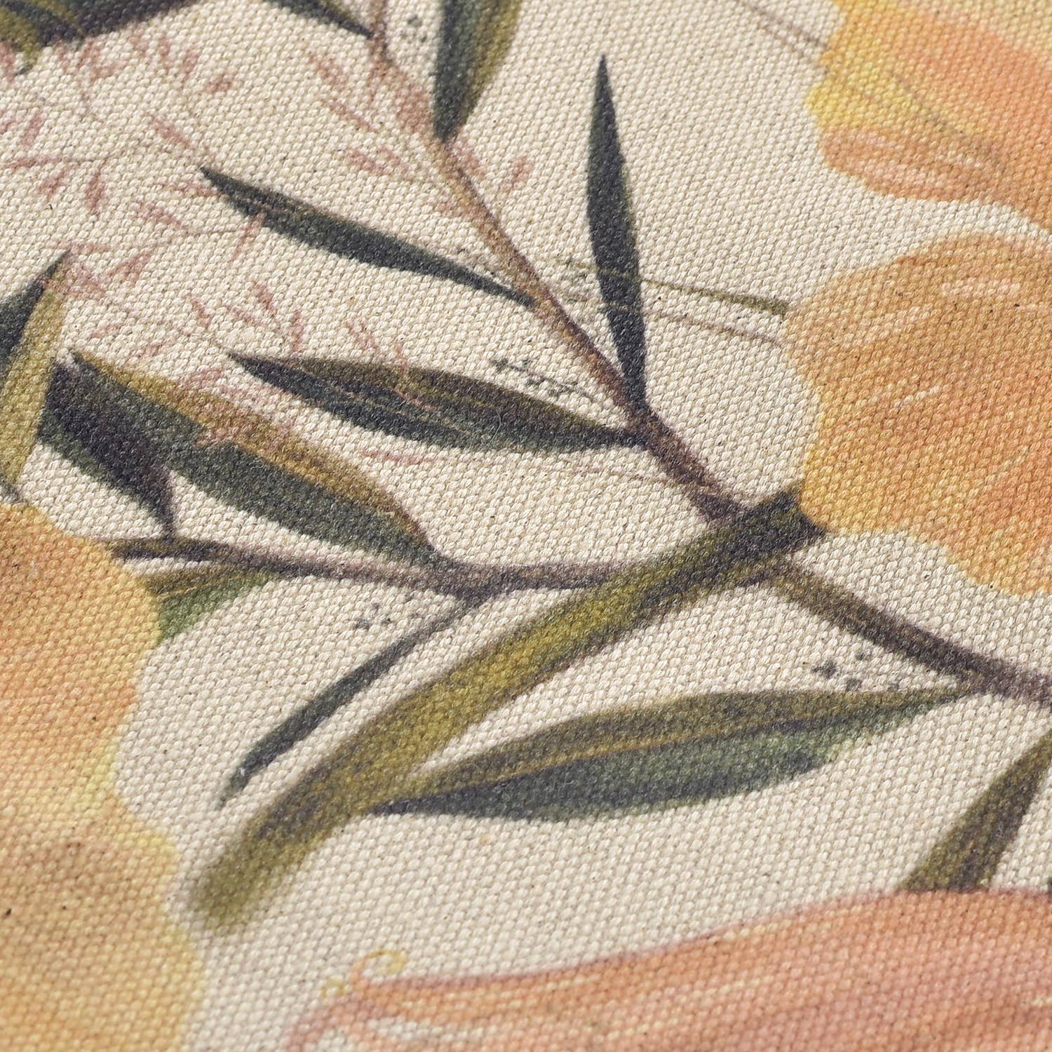 Floral Canvas Tote Bag