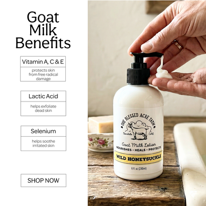 Wild Honeysuckle Goat Milk Lotion
