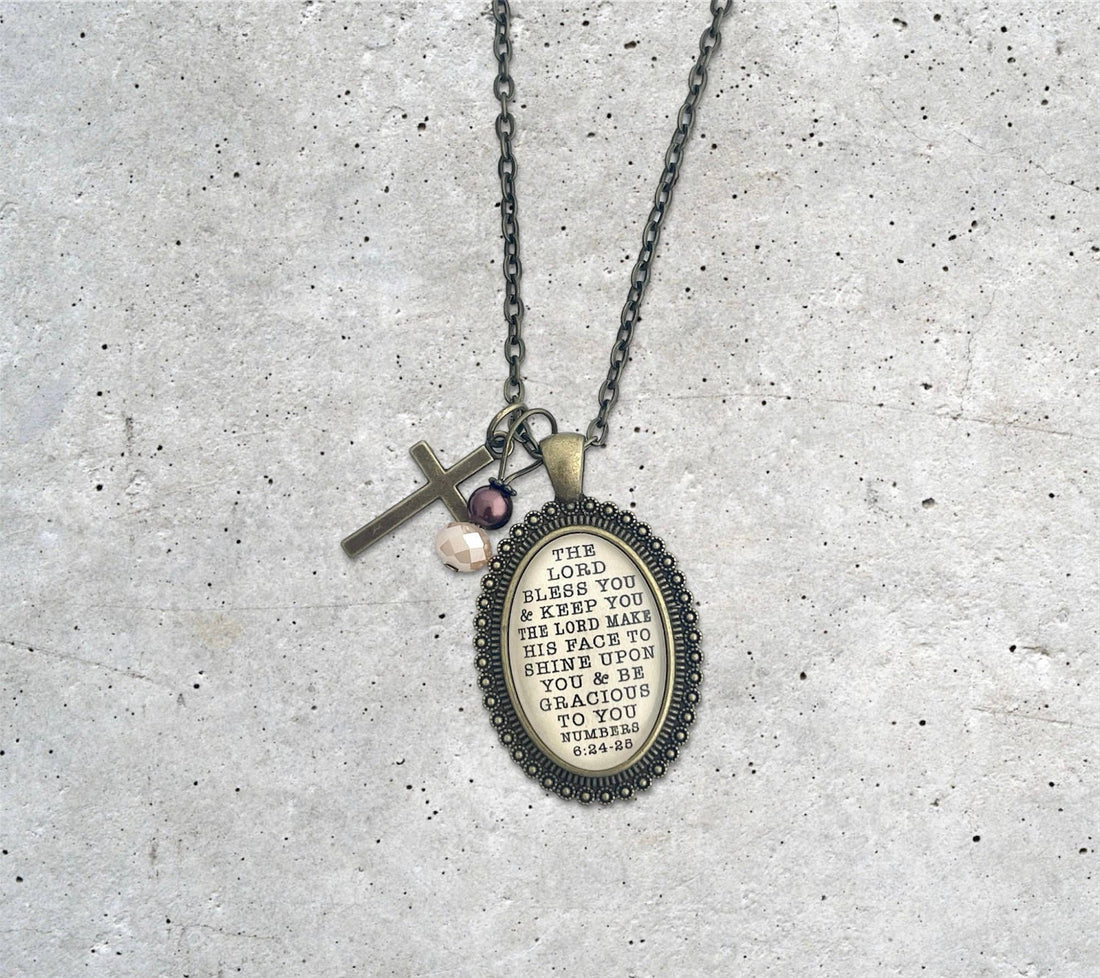 The Lord Bless You and Keep You Blessing Necklace