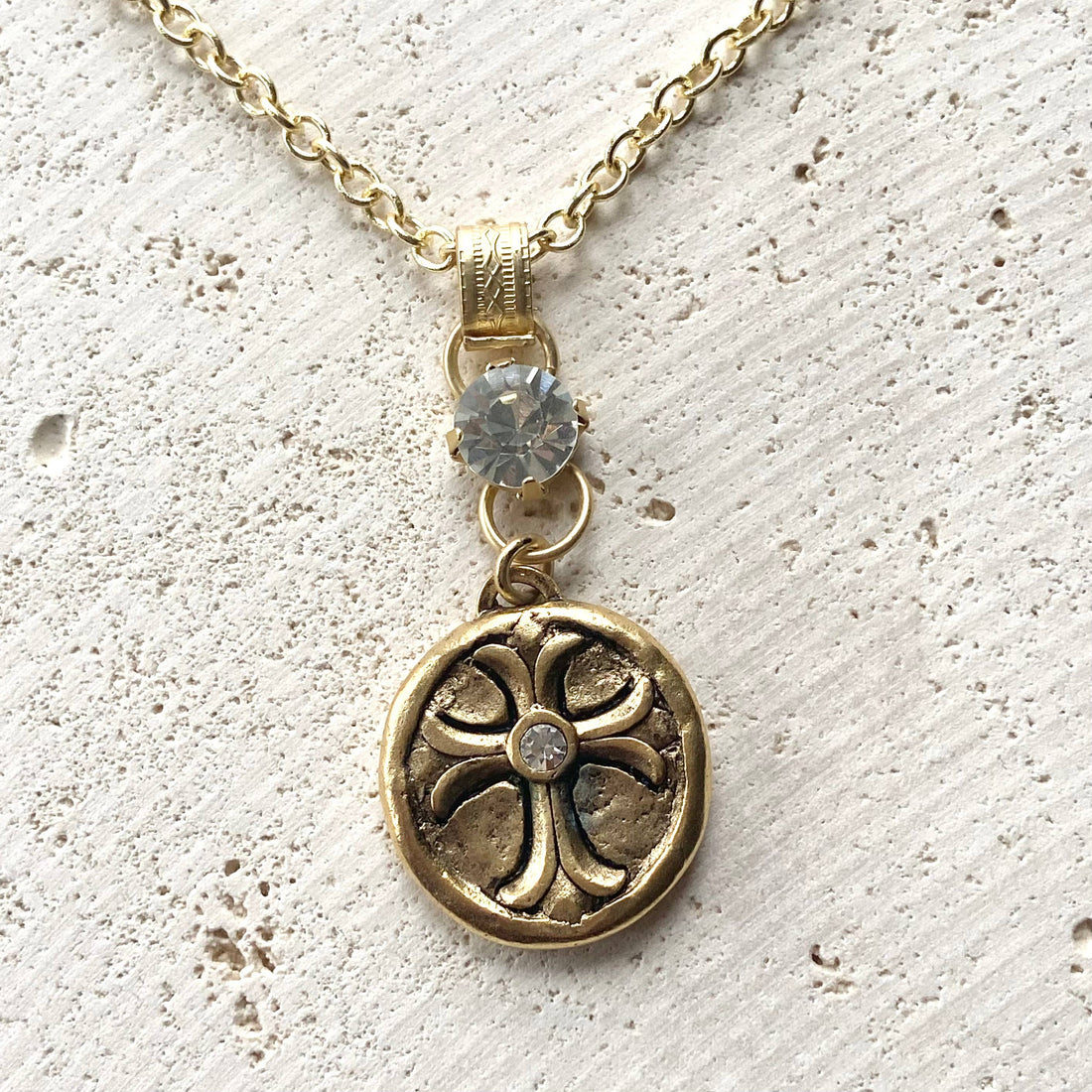 Cross Serenity Necklace