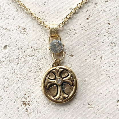 Cross Serenity Necklace