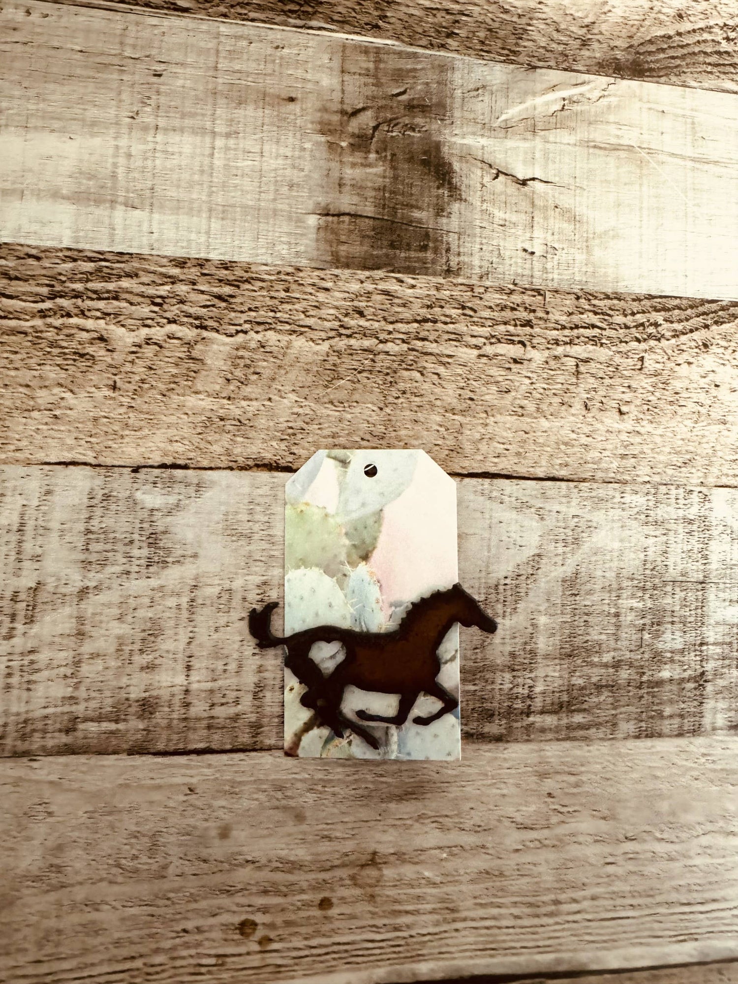 Horse with Heart Hat Pin Rustic Western Hat Bar Gift Rodeo