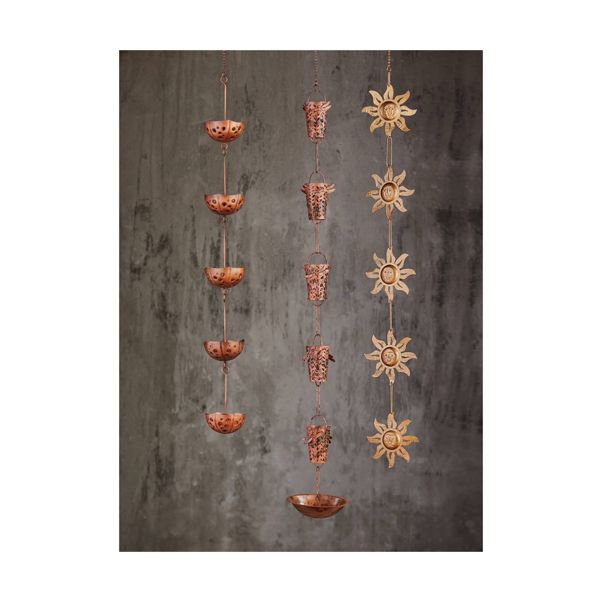 Sun Rain Chain Gold Iron Summer