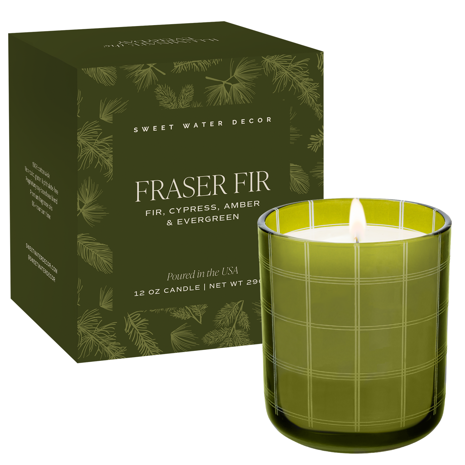 Fraser Fir 12 oz Boxed Soy Candle
