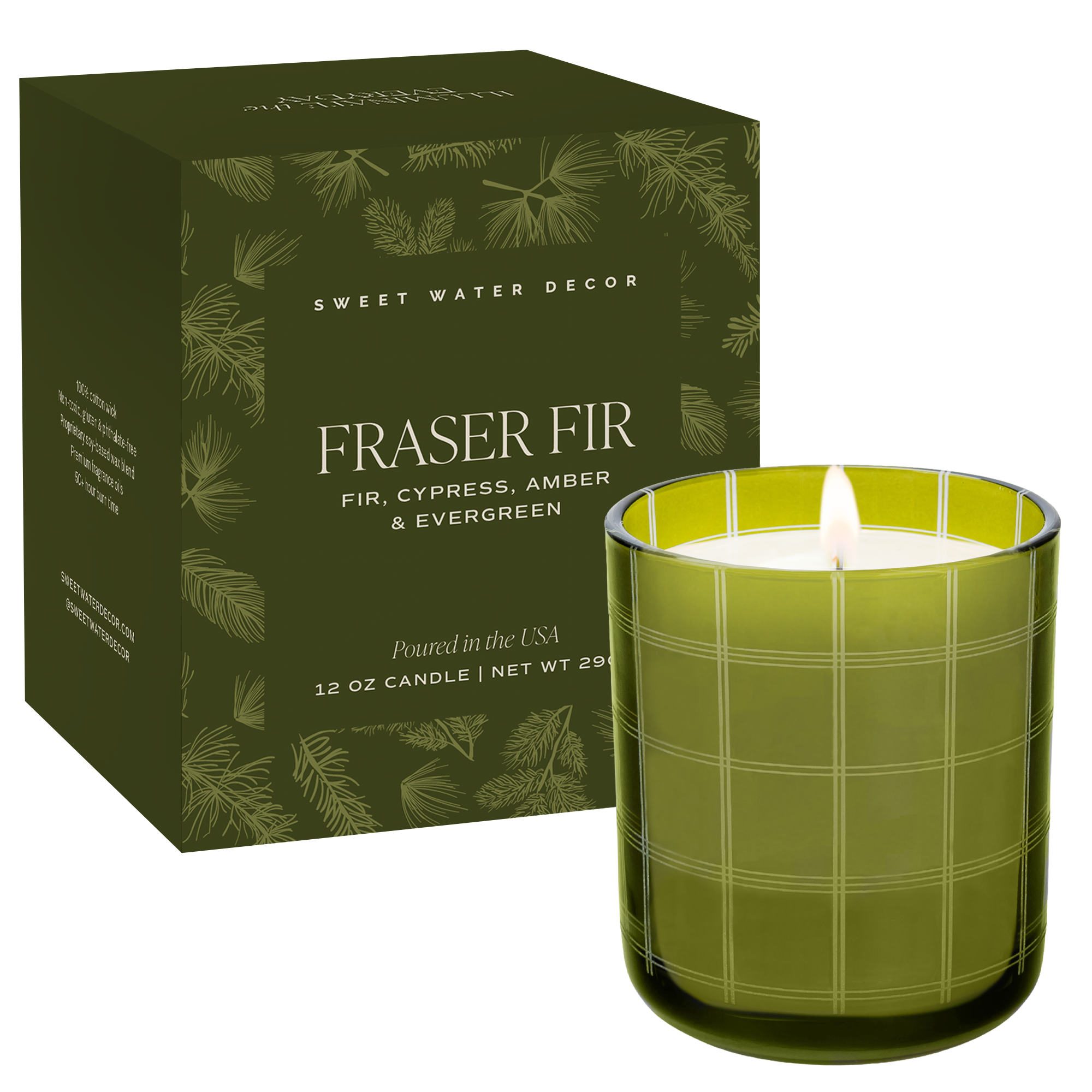 Fraser Fir 12 oz Boxed Soy Candle