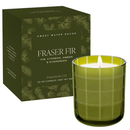 Fraser Fir 12 oz Boxed Soy Candle