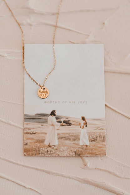 Worthy Disc Necklace | Christian Jewelry
