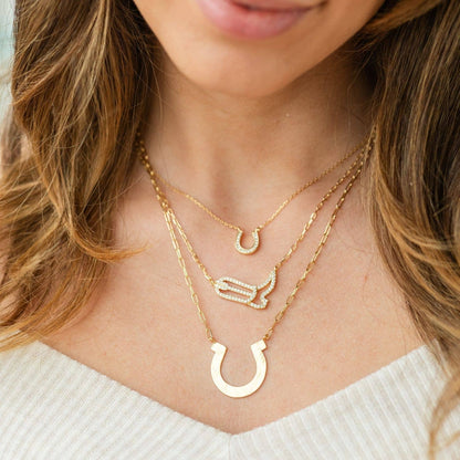 Large Horseshoe Necklace