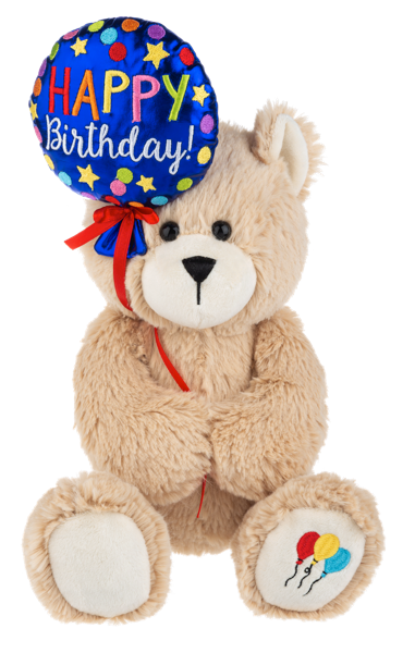 Happy Birthday Balloon Bear By Ganz