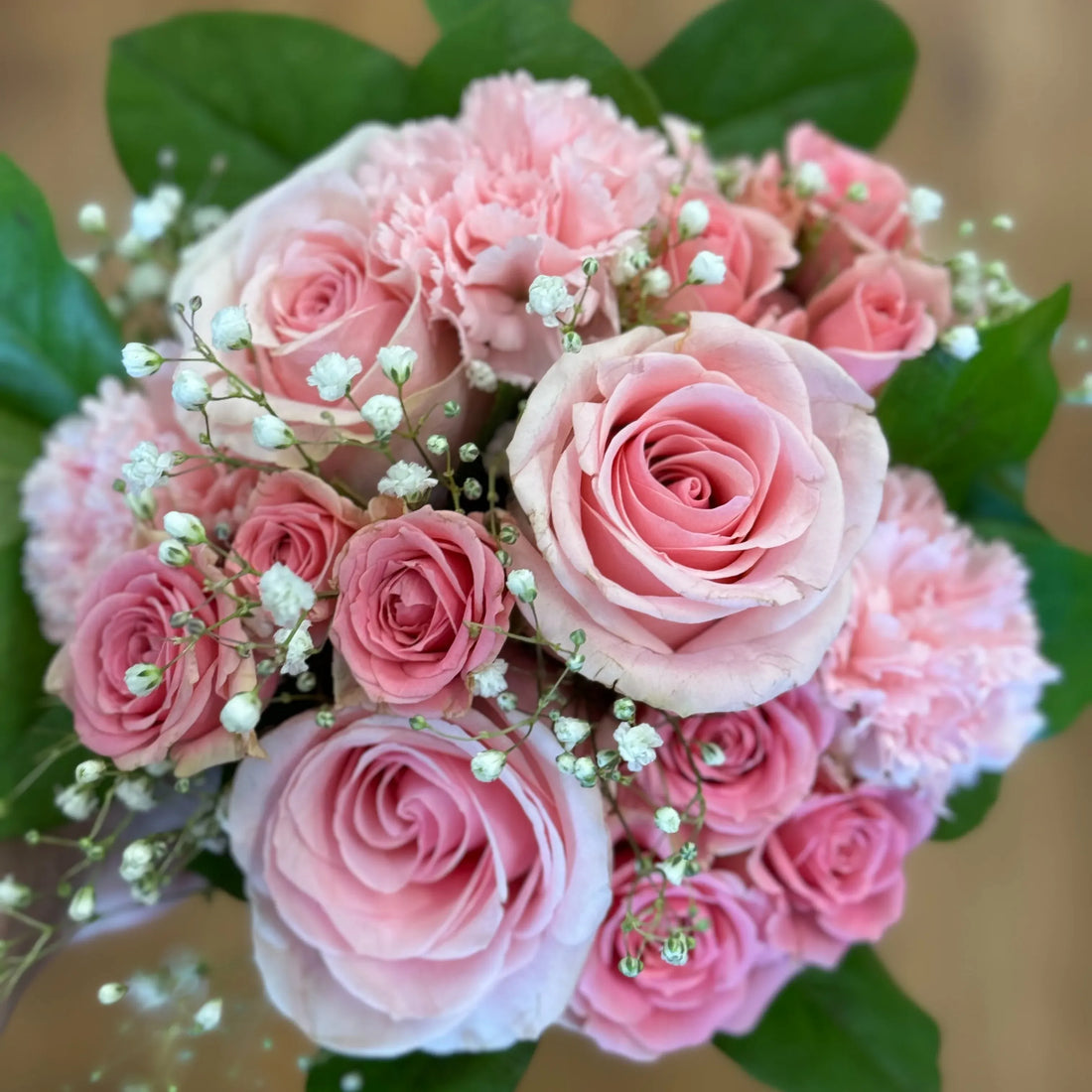 Coordinating Prom Hand-tied Bouquet