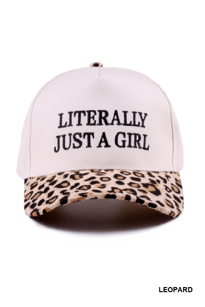 Literally Just a Girl Cap