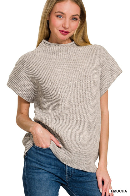 Birdie Mock Neck Sweater