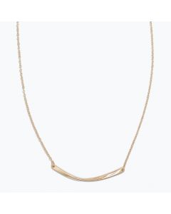 Necklace Polished Gold Bar on Chain