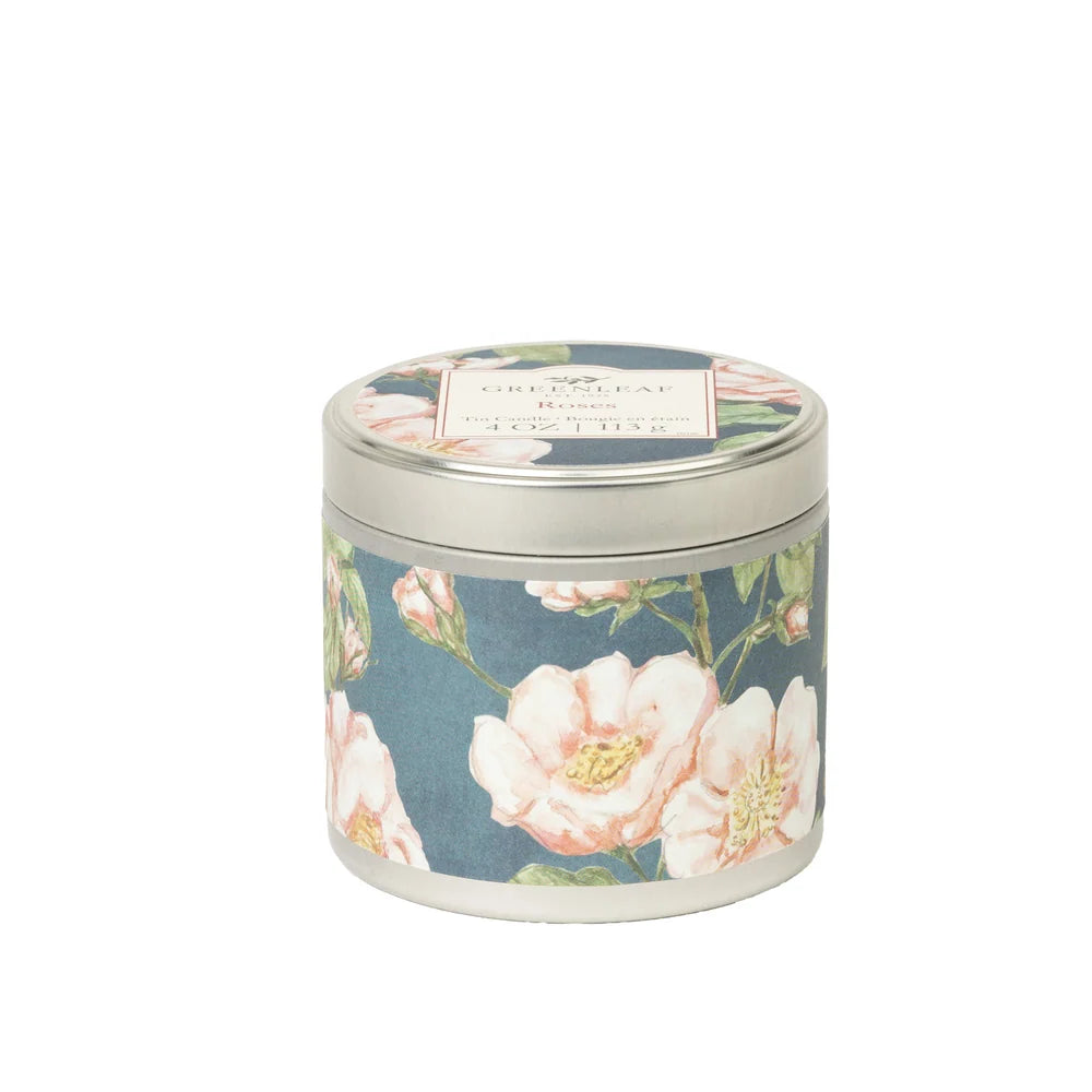 Greenleaf Tin Candle