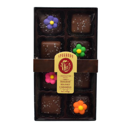 Spring Sea Salt Caramels